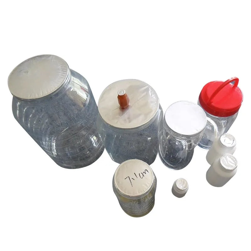 100pcs 36-121mm PET Plastic Bottle Electromagnetic Induction Sealing Foils Liners PE Cosmetic Can Aluminum Foil Sealing Film